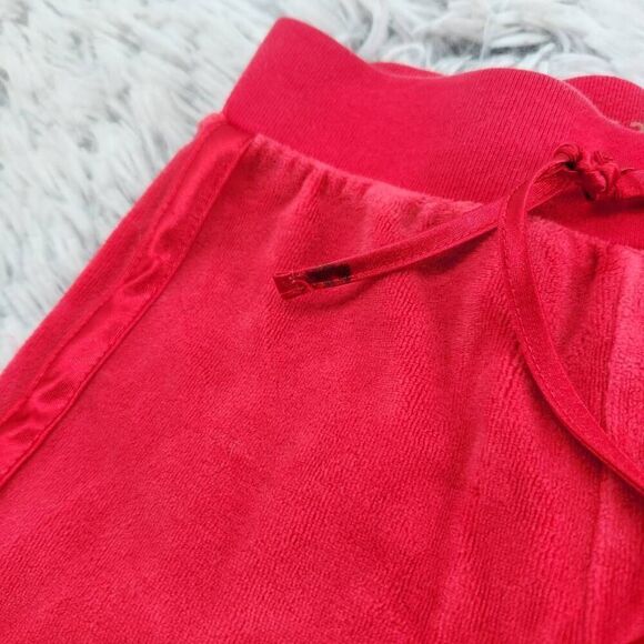 Girls Y2K Vintage Velour Tracksuit Red Arizona 2 Piece Girls Size 6 - Picture 10 of 11